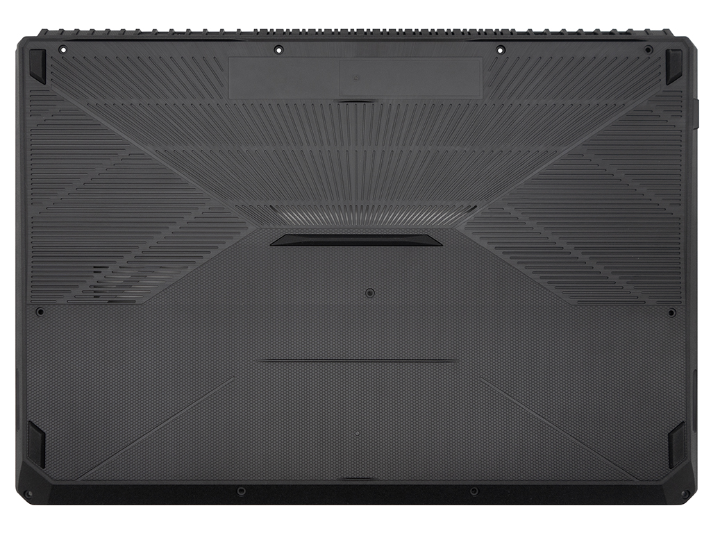 Корпус 90NR02A0-R7D010 для ноутбука Asus нижняя часть черная (без бокового выдува)