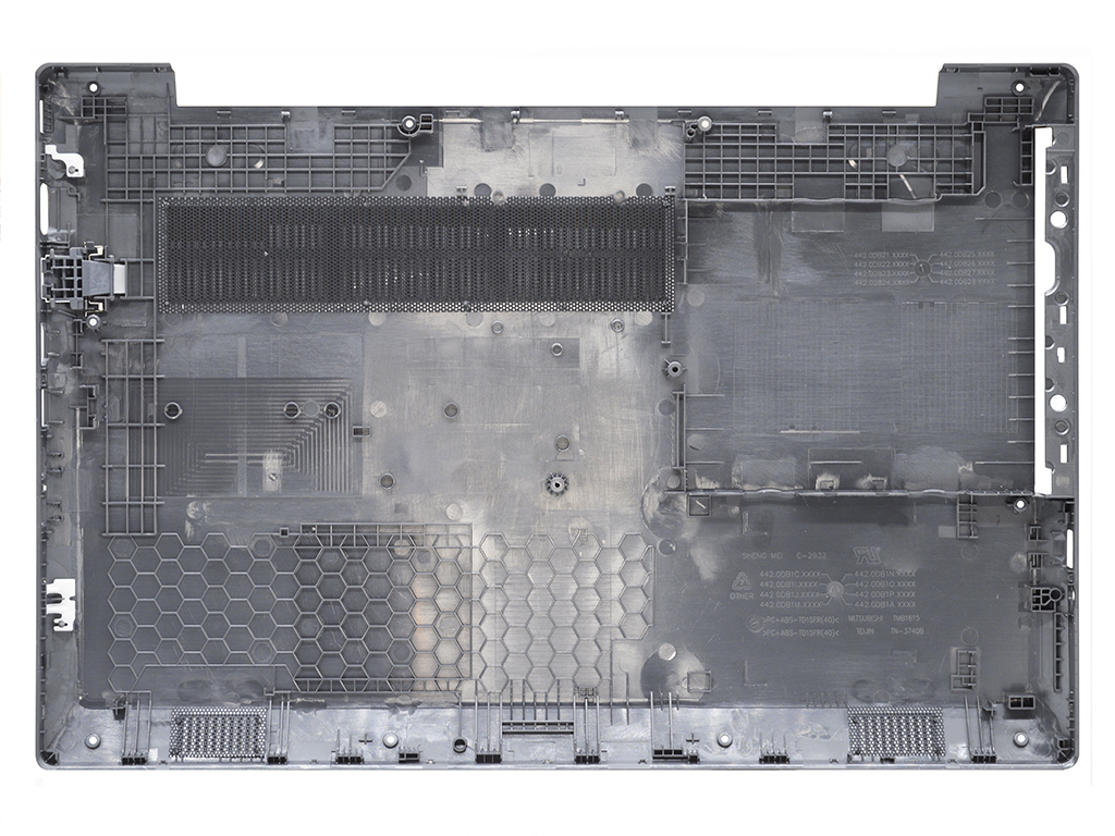 Корпус для ноутбука Lenovo V330-15IKB нижняя часть серая (2 разъема USB-C)