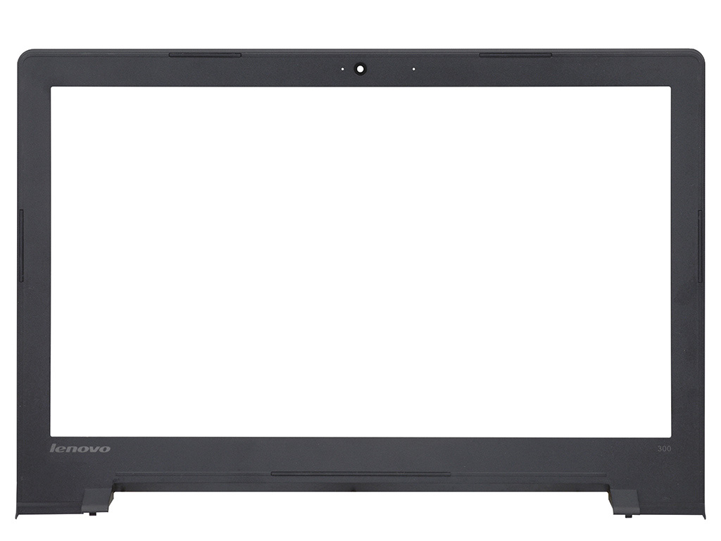 Рамка матрицы для ноутбука Lenovo IdeaPad 300-15IBR черная V.2