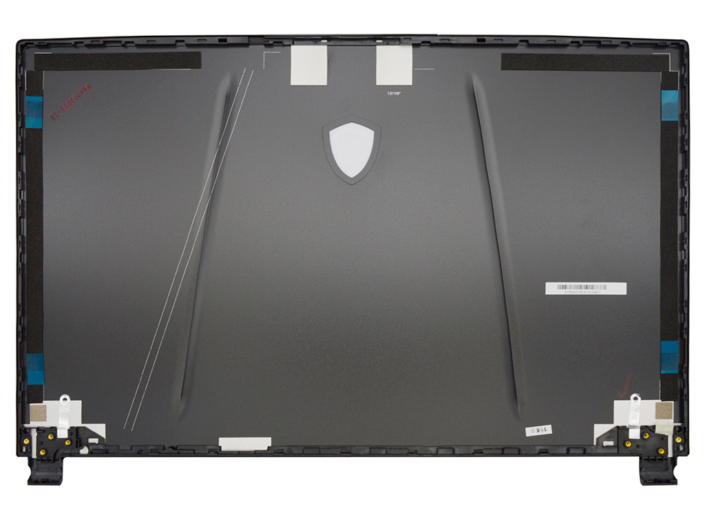 Крышка матрицы для MSI GE75 10SFS черная (дизайн c полосами)