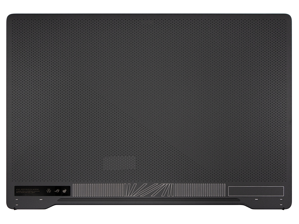 Крышка матрицы для Asus ROG Zephyrus G14 GA401IV темно-серая с матричным дисплеем