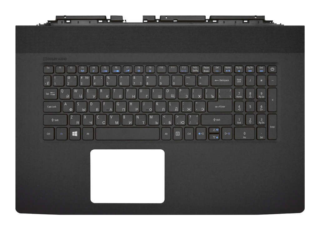 Клавиатура для ноутбука Acer Aspire V17 Nitro VN7-792G черная топ-панель