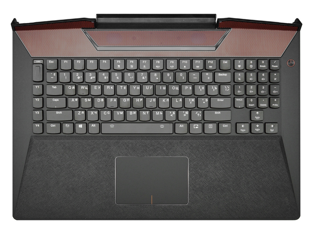 Клавиатура для ноутбука Lenovo IdeaPad Y900-17ISK черная топ-панель