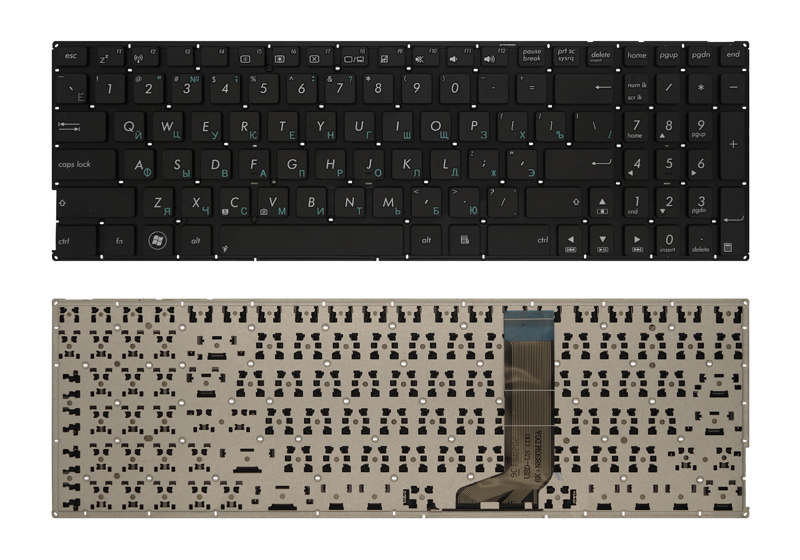 Клавиатура для ноутбука Asus F556UA черная