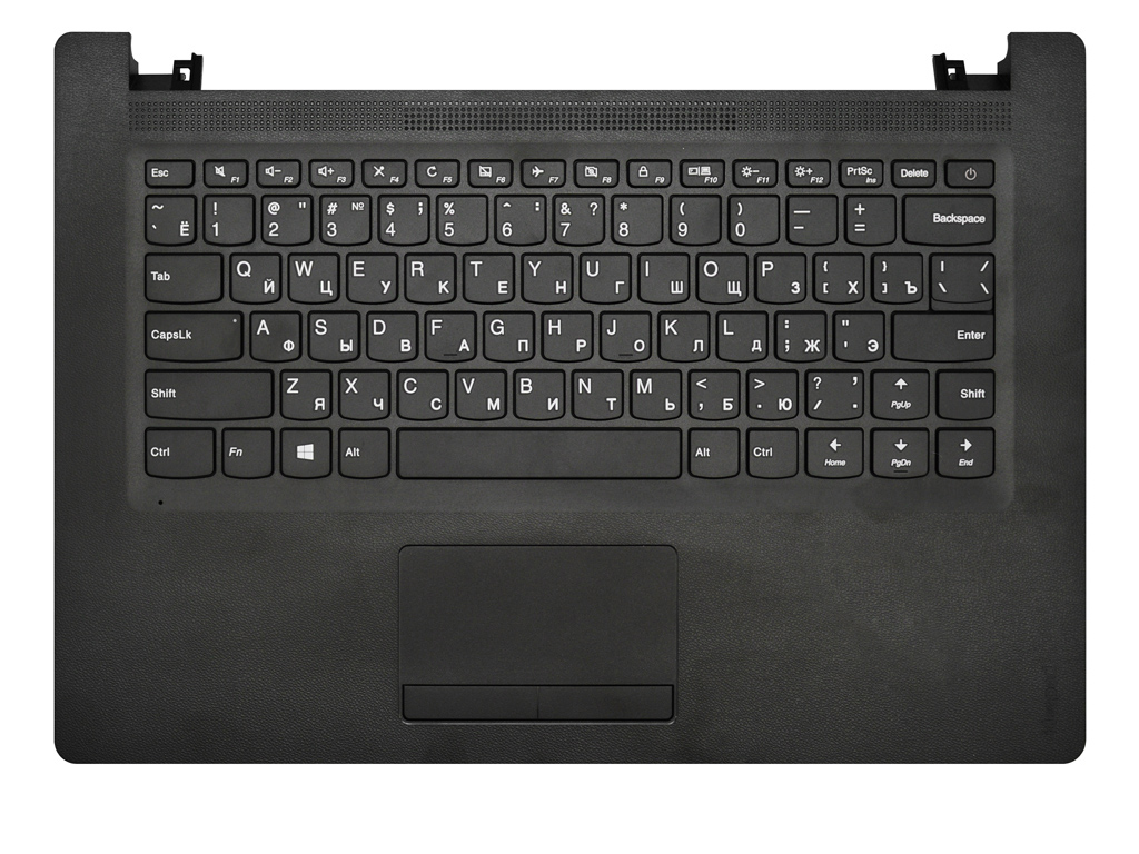 Клавиатура для ноутбука LENOVO 110-14IBR черная топ-панель