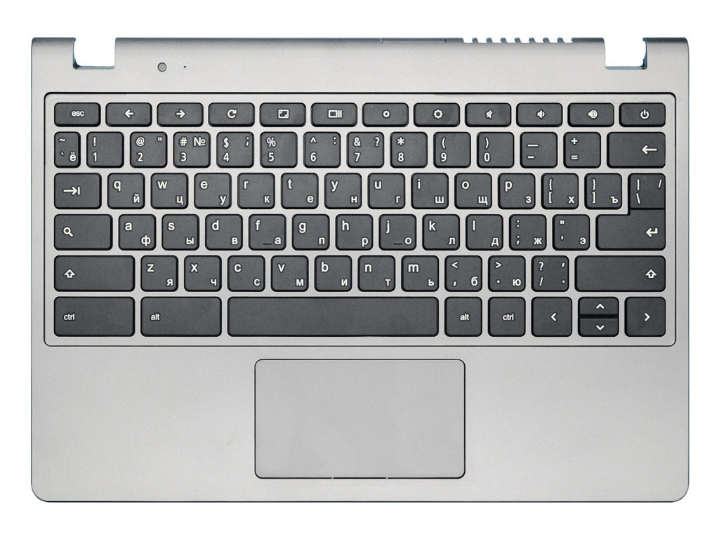 Клавиатура для ноутбука ACER ChromeBook C720 серая топ-панель