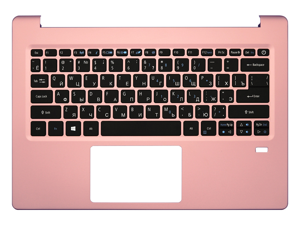 Клавиатура для ноутбука Acer Swift 1 SF113-31 розовая топ-панель