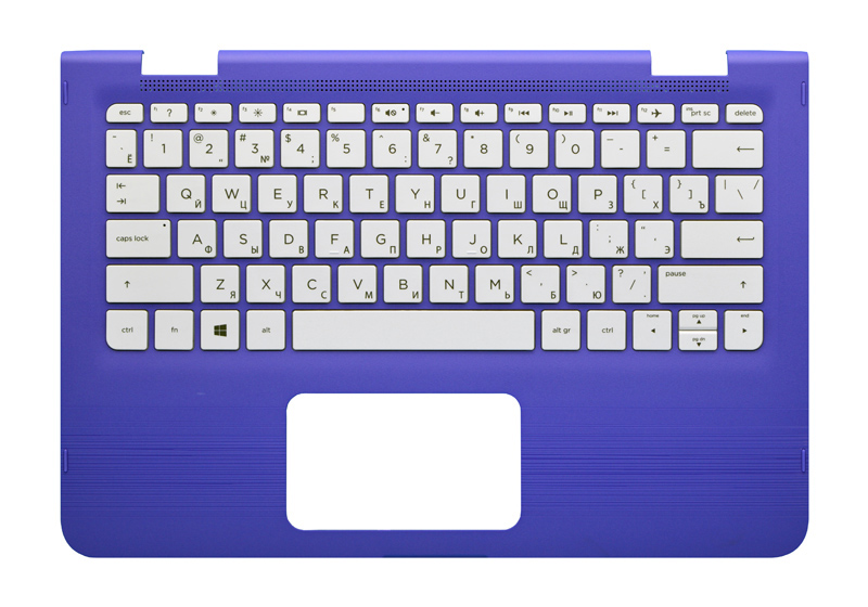 Клавиатура для ноутбука HP Stream x360 11-aa фиолетовая топ-панель