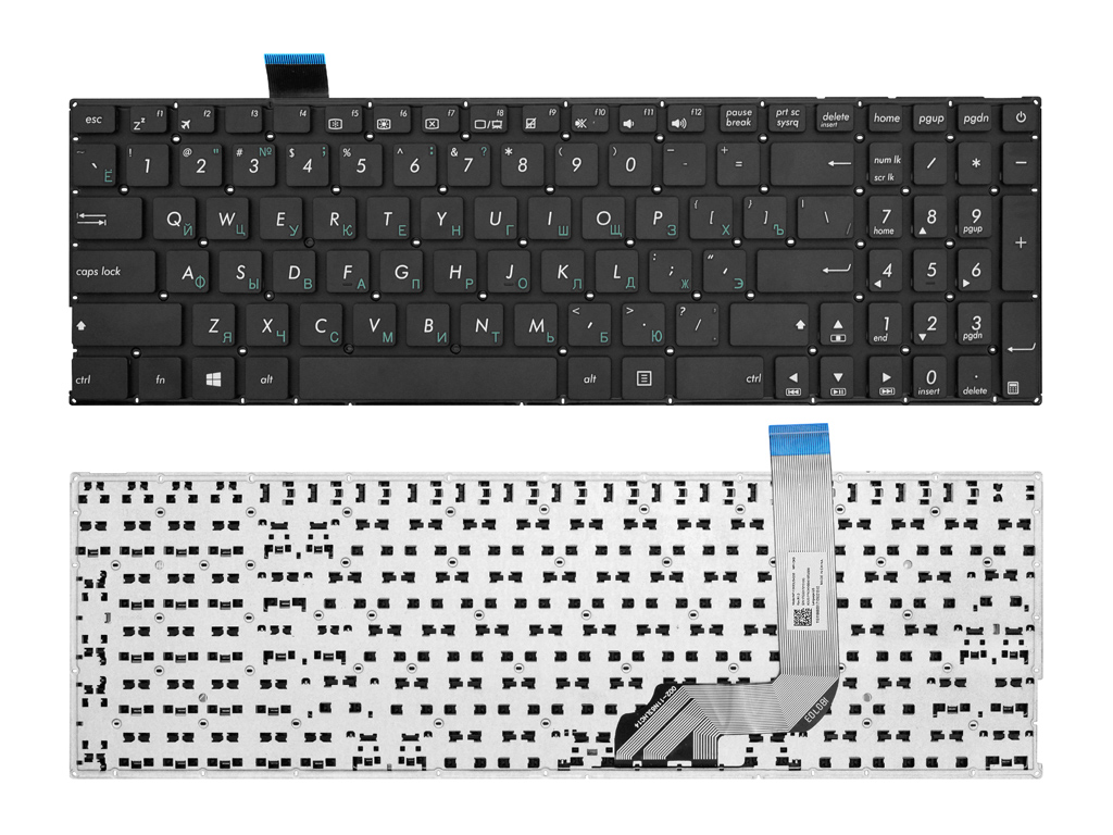 Клавиатура для ноутбука Asus VivoBook R542UF черная