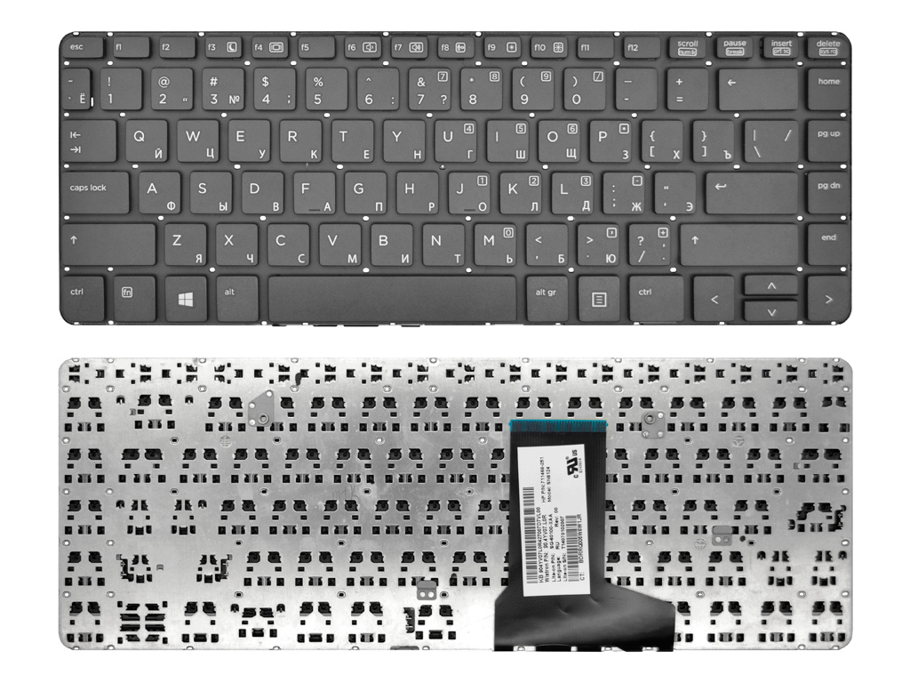 Клавиатура для ноутбука HP ProBook 430 G1 черная