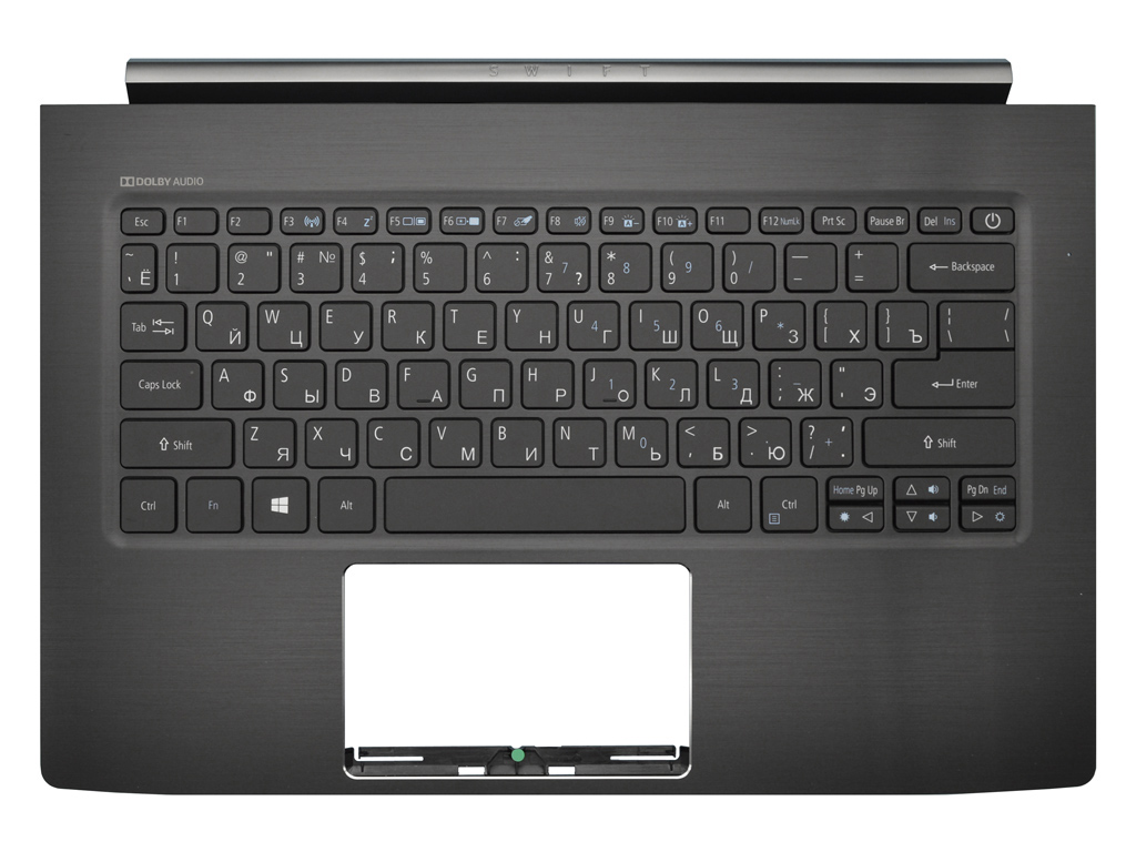 Клавиатура для ноутбука ACER Swift 5 SF514-51 черная топ-панель