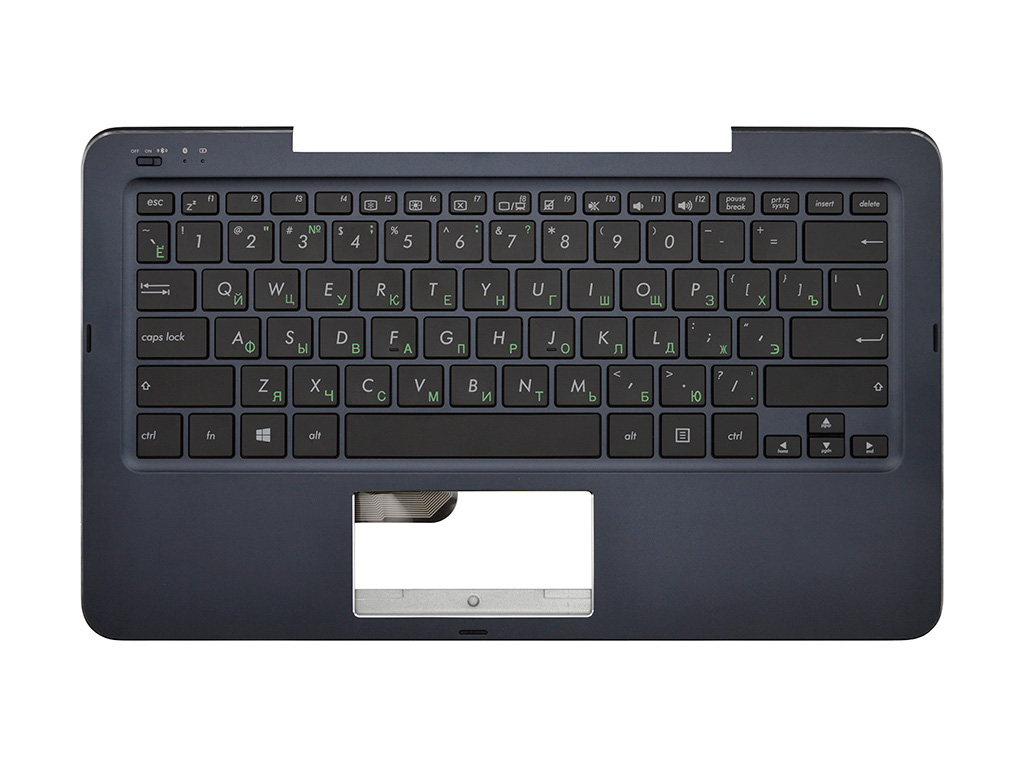Клавиатура для ноутбука Asus Transformer Book T300CHI темно-синяя топ-панель