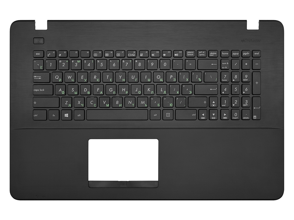 Клавиатура для ноутбука Asus K751S черная топ-панель