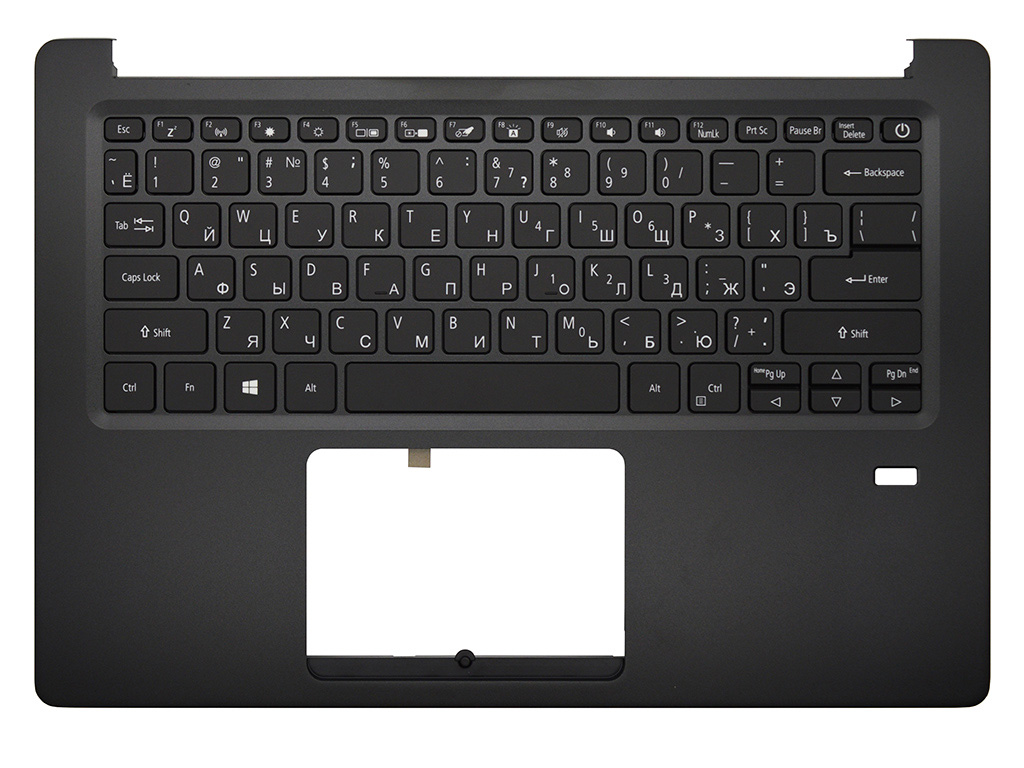 Клавиатура для ноутбука Acer Swift 1 SF114-32 черная топ-панель с подсветкой
