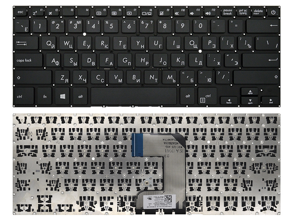 Клавиатура для ноутбука Asus VivoBook E406SA черная