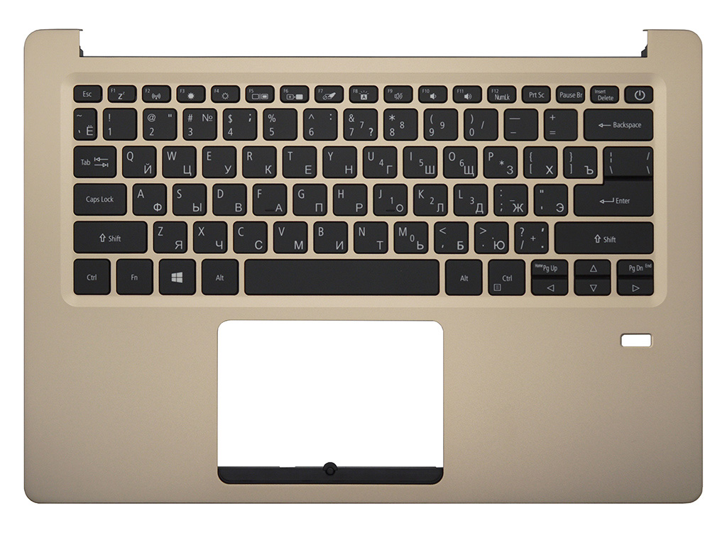 Клавиатура для ноутбука Acer Swift 1 SF114-32 топ-панель золото с подсветкой