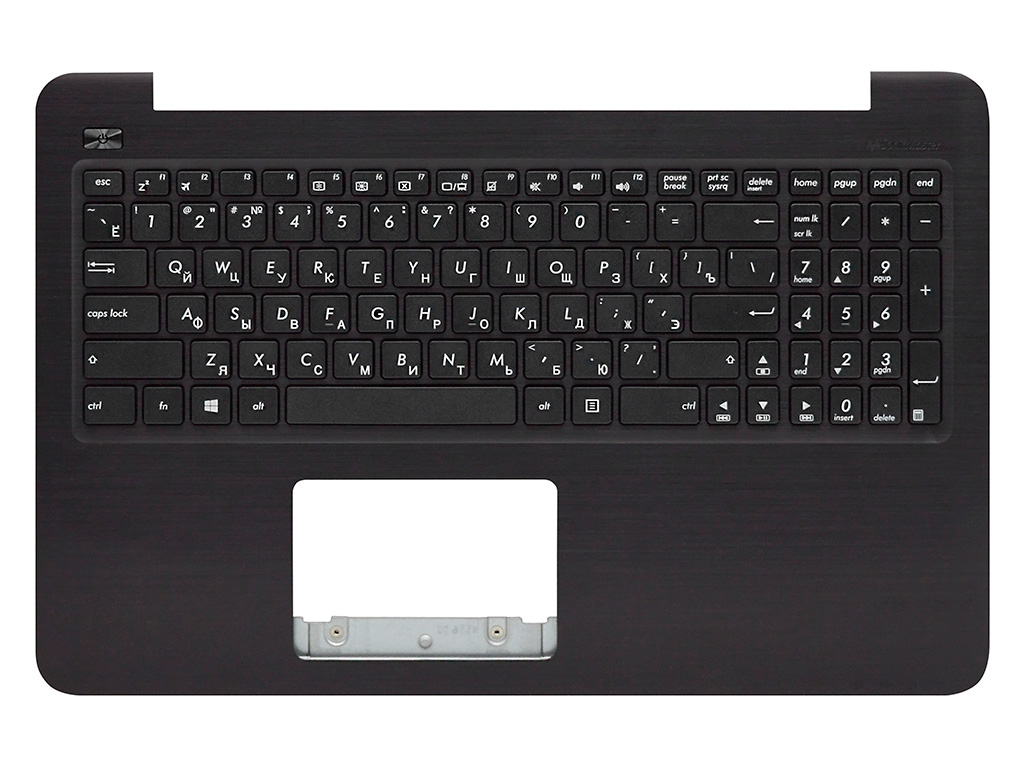 Клавиатура для ноутбука Asus ROG GL503VS черная топ-панель