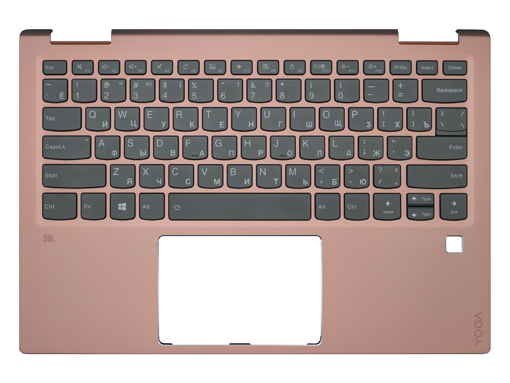 Клавиатура для ноутбука LENOVO 720-13IKB топ-панель медная с подсветкой