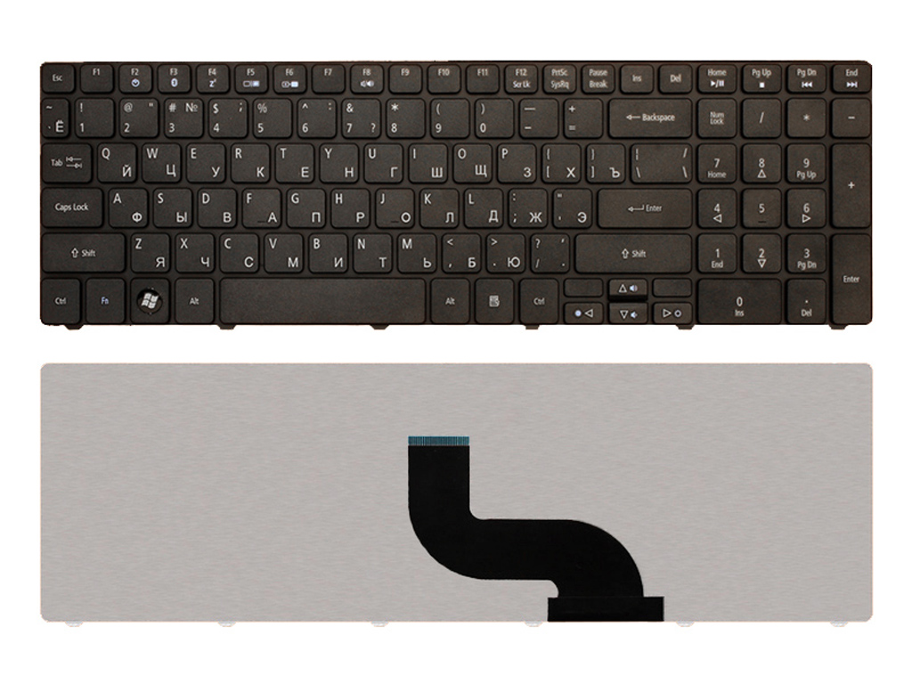 Клавиатура для ноутбука ACER Aspire 5810T черная