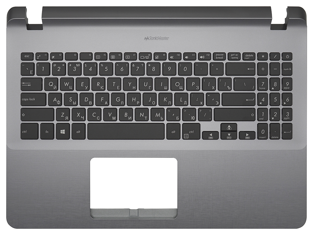 Топ-панель Asus X507UA серебро