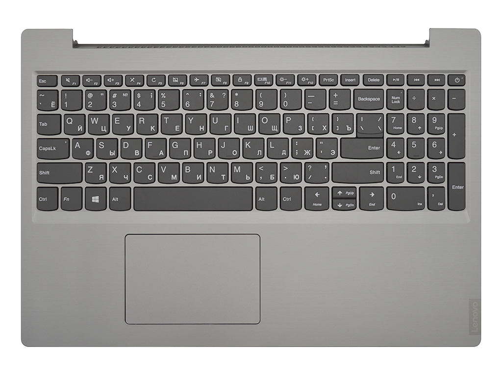 Клавиатура для ноутбука Lenovo IdeaPad L340-15API топ-панель серебро