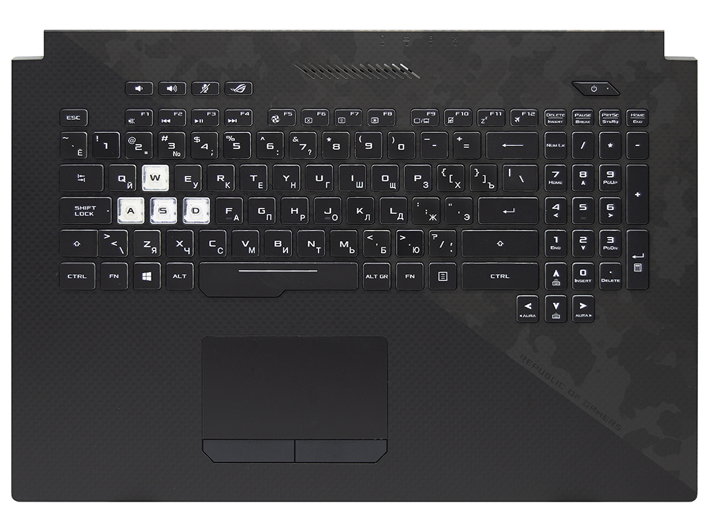 Топ-панель 90NR00M1-R31RU0 для Asus черная