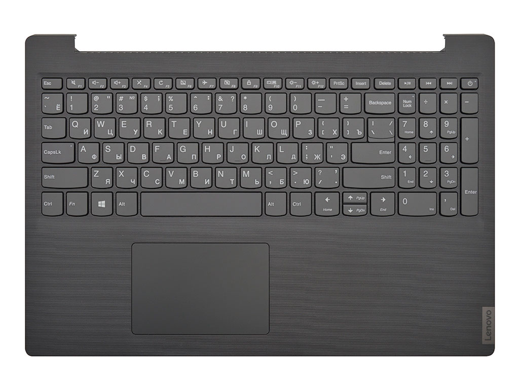 Топ-панель 5CB0W44086 для Lenovo серая текстурная