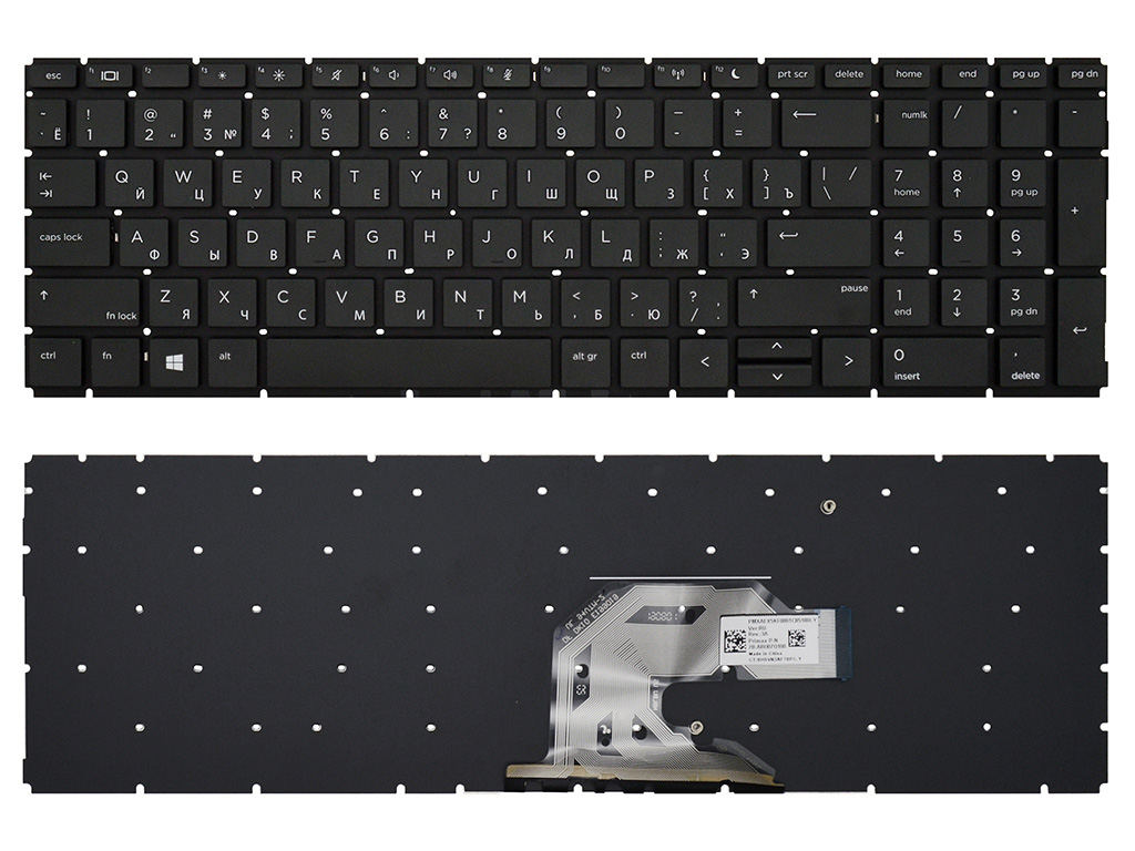 Клавиатура для ноутбука HP ProBook 450 G6 черная