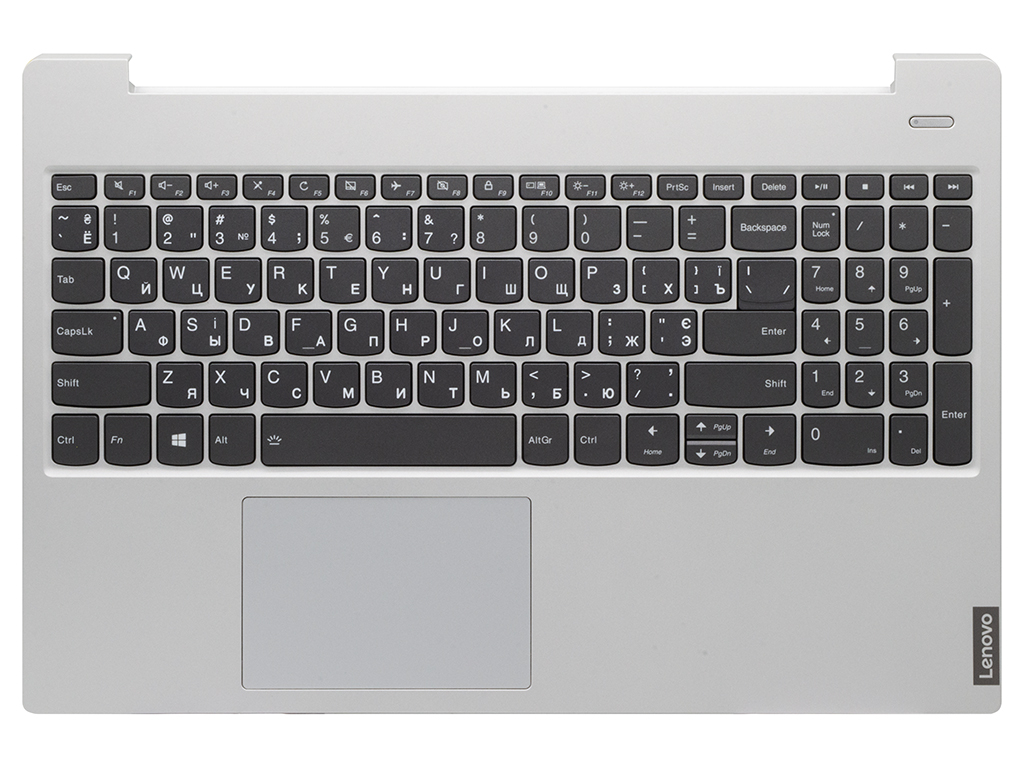 Топ-панель Lenovo IdeaPad S340-15API серебро с подсветкой