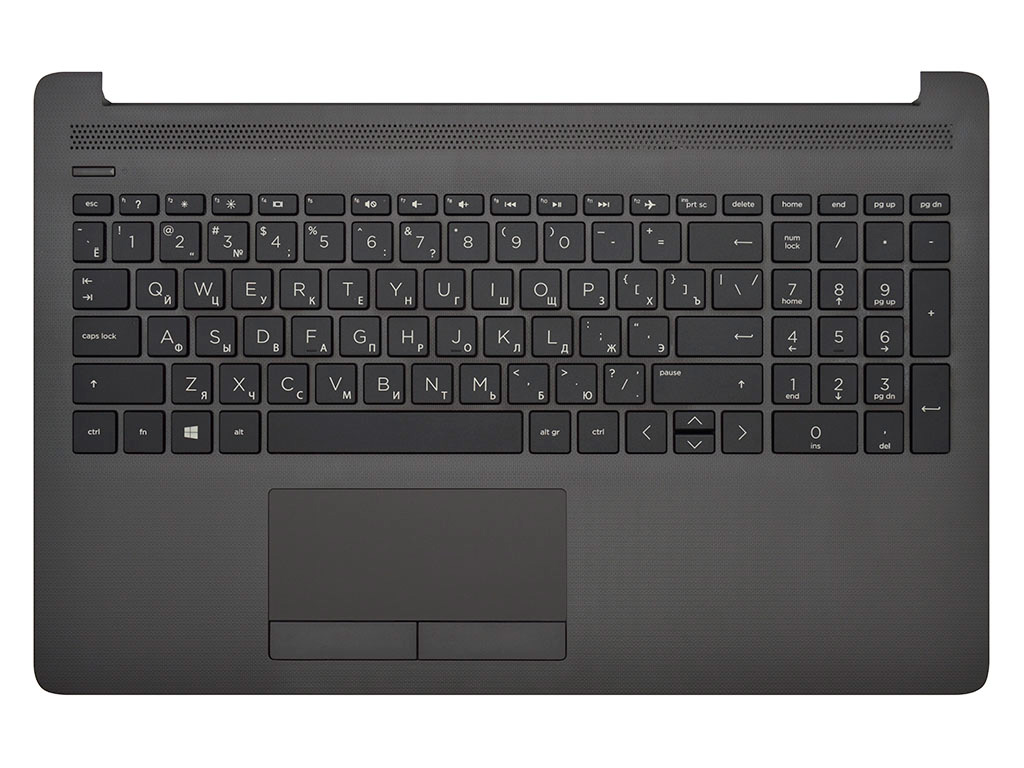 Клавиатура для ноутбука HP 250 G7 серая топ-панель
