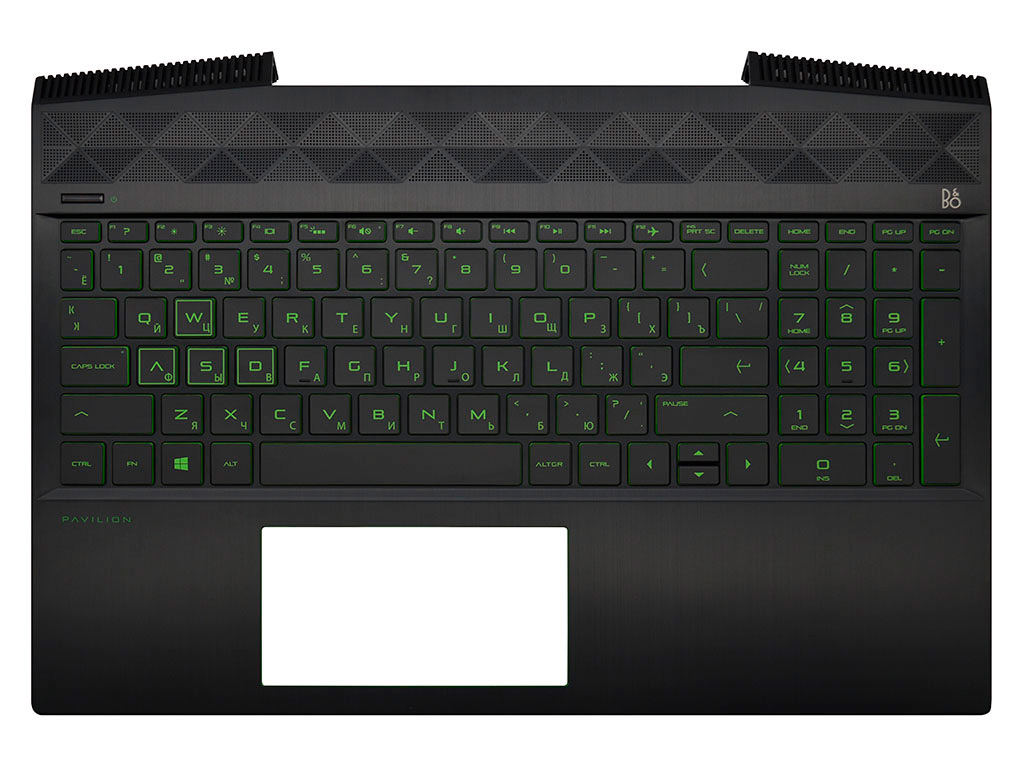 Топ-панель L21862-251 для HP Pavilion Gaming черная