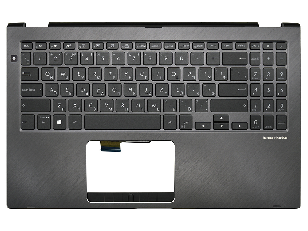 Топ-панель 90NB0JS1-R32RU0 для Asus ZenBook Flip 15 черная