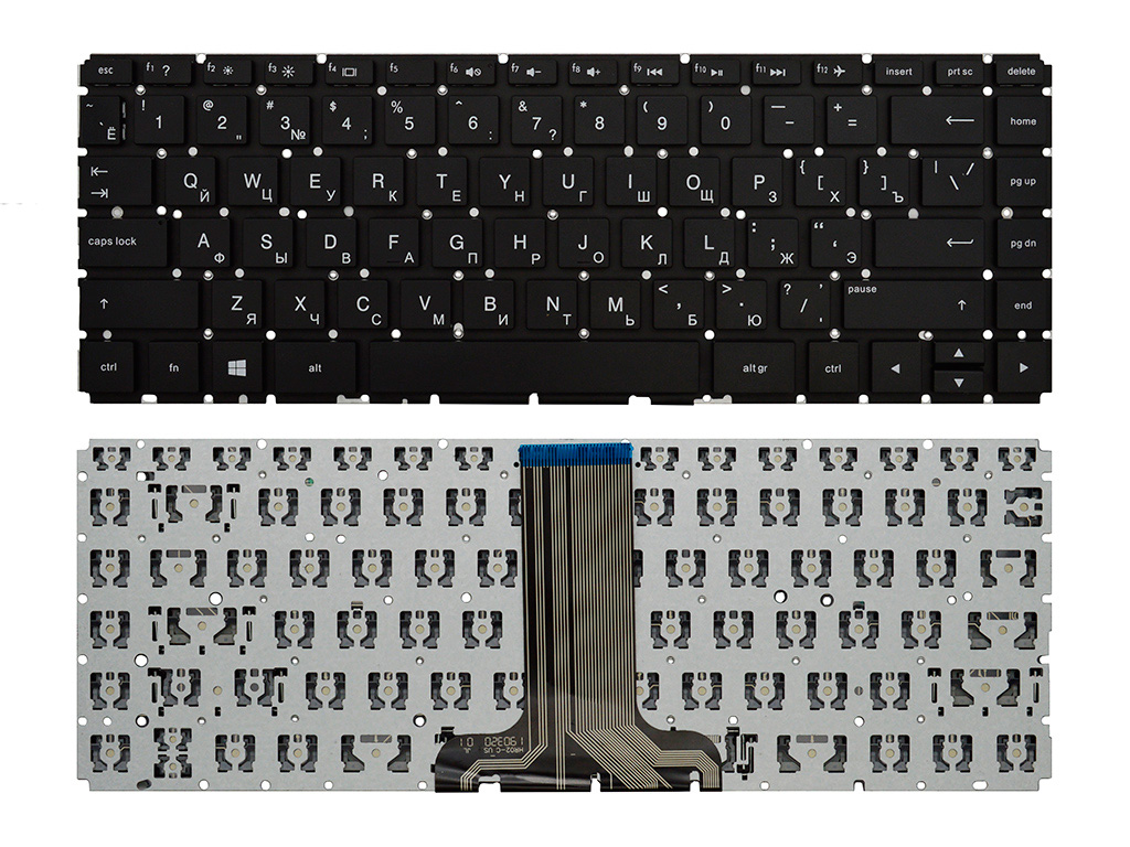 Клавиатура для ноутбука HP Pavilion 14-bf черная
