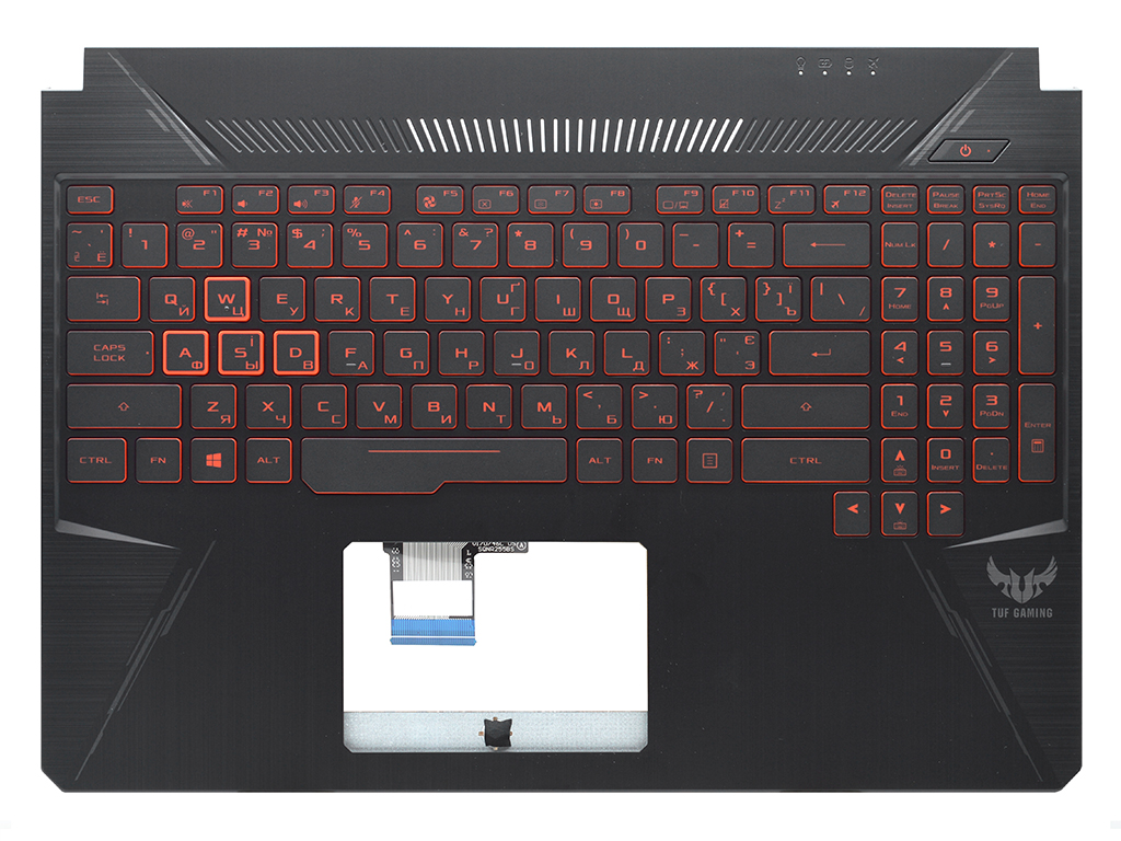 Топ-панель Asus TUF Gaming FX505DY черная