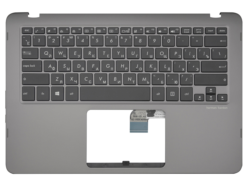 Топ-панель Asus ZenBook Flip UX360UA серая
