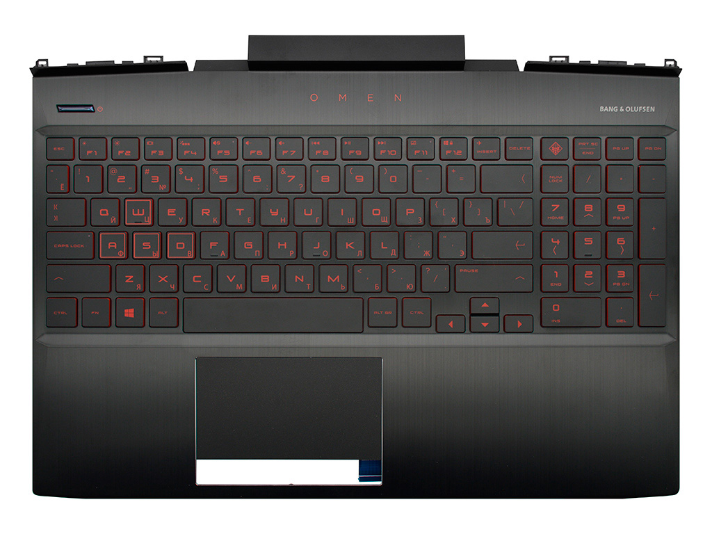 Топ-панель HP Omen 15-dc черная