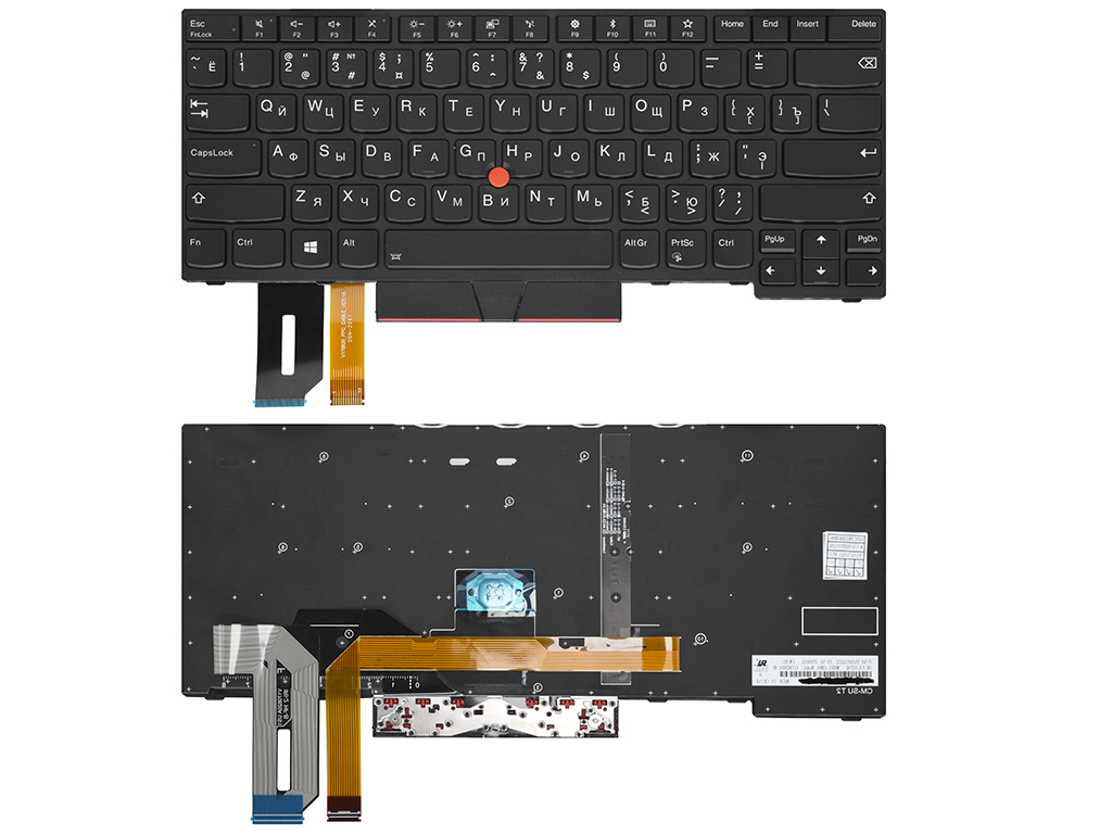 Клавиатура для ноутбука Lenovo ThinkPad E480 с подсветкой