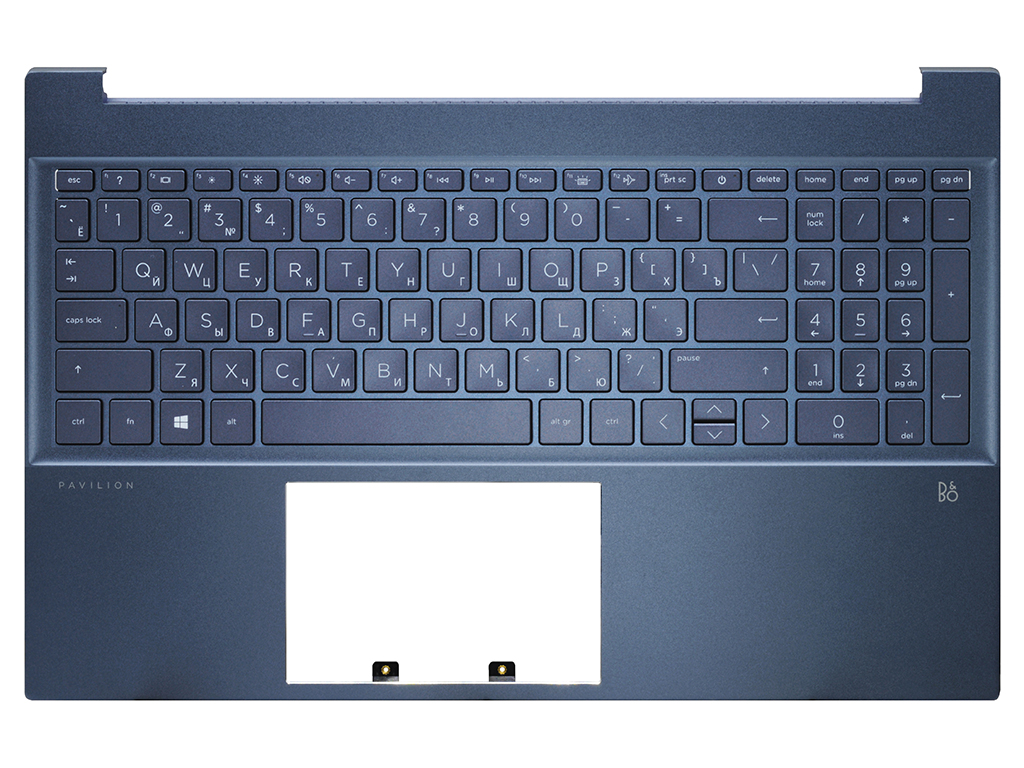 Топ-панель HP Pavilion 15-eh синяя (для моделей без сканера отпечатка)