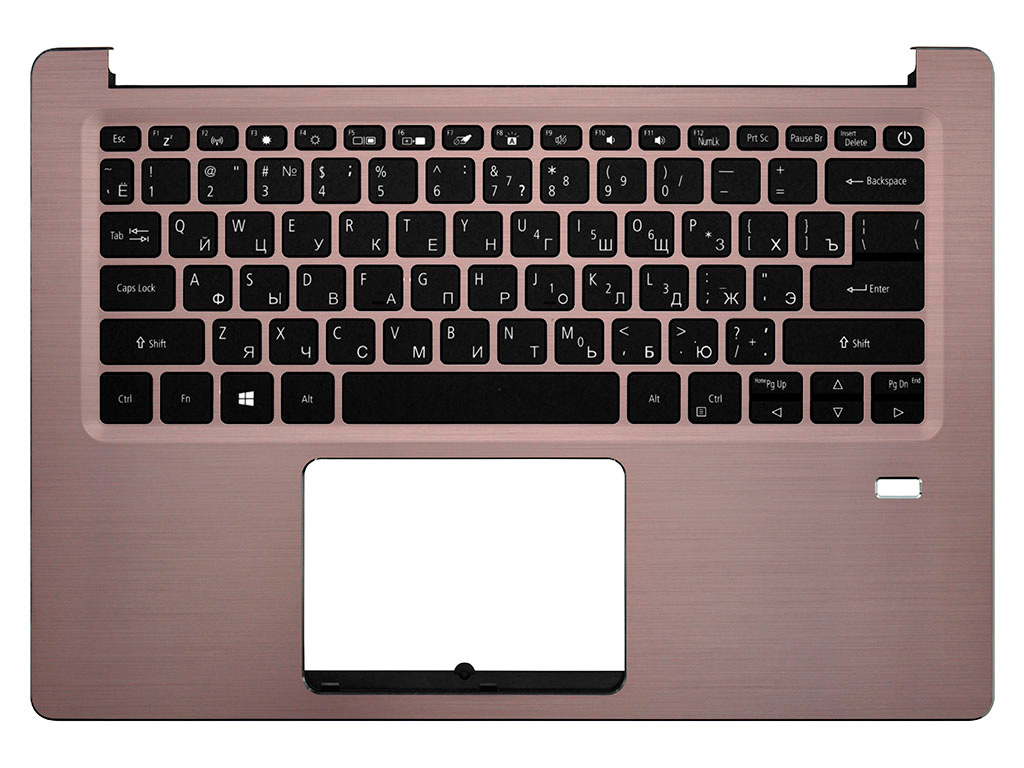 Клавиатура для ноутбука Acer Swift 3 SF314-54 розовая топ-панель с подсветкой