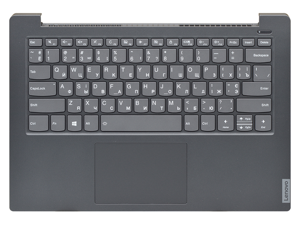 Топ-панель Lenovo IdeaPad S340-14IWL темно-серая с подсветкой