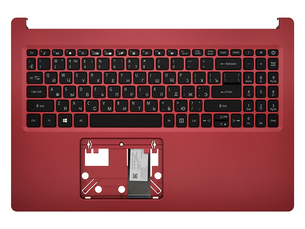 Топ-панель Acer Aspire 5 A515-54G красная