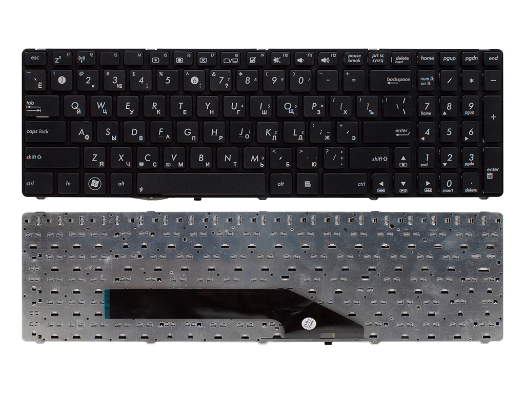 Клавиатура для ноутбука ASUS K61 черная V.2