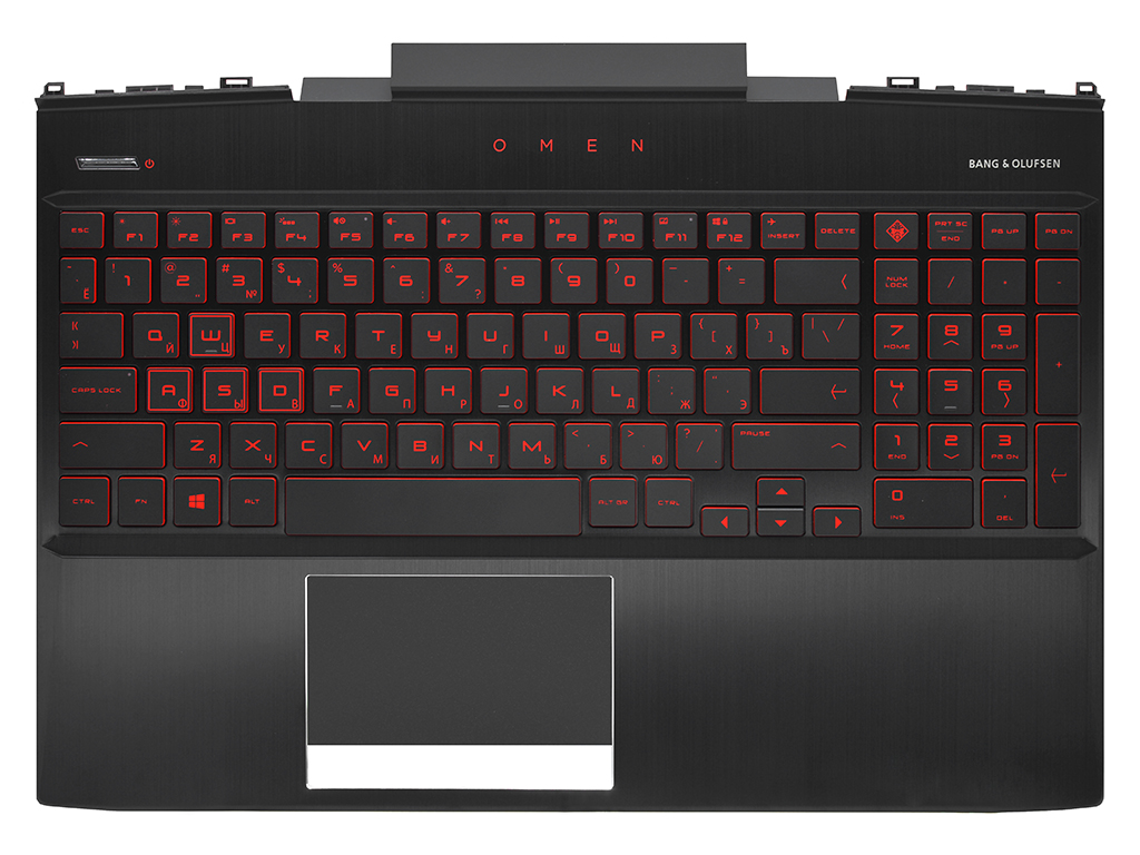 Топ-панель HP Omen 15-dc черная (GTX 1050)