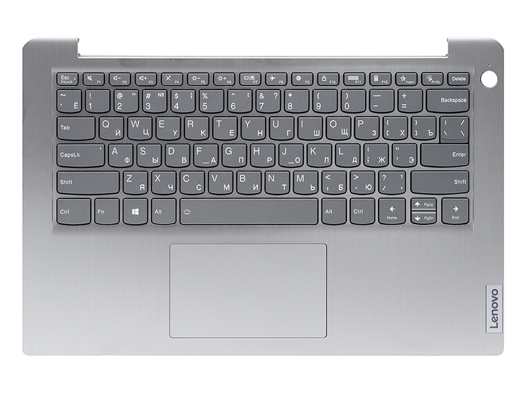 Топ-панель Lenovo Ideapad 3 14ALC6 серая с подсветкой