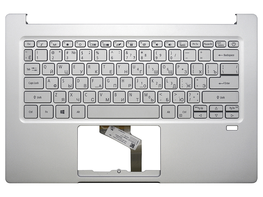 Топ-панель Acer Swift 3 SF314-42 серебро с подсветкой