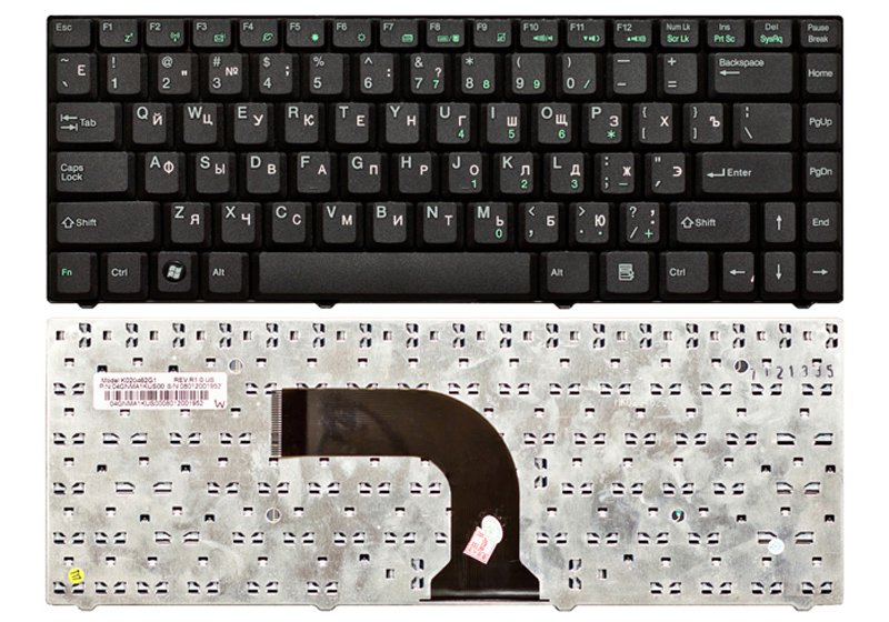 Клавиатура для ноутбука ASUS C90S черная