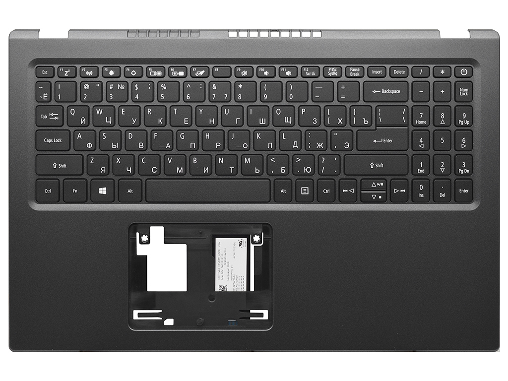 Топ-панель Acer Aspire 5 A515-56 черная