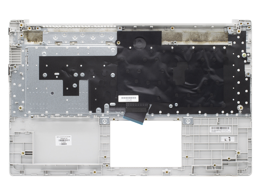 Топ-панель для HP 470 G8 серебряная (для моделей без сканера отпечатка)