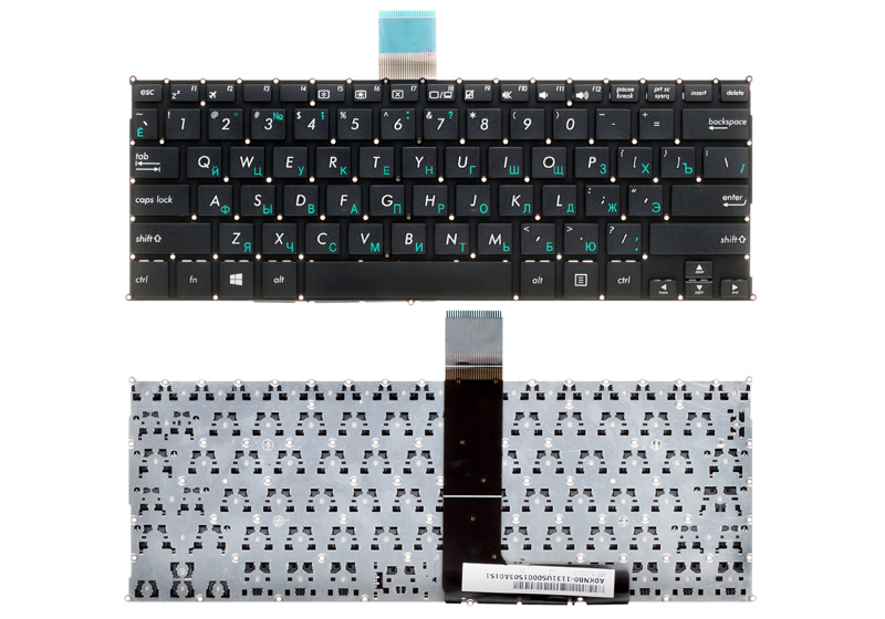 Клавиатура для ноутбука ASUS F200MA черная