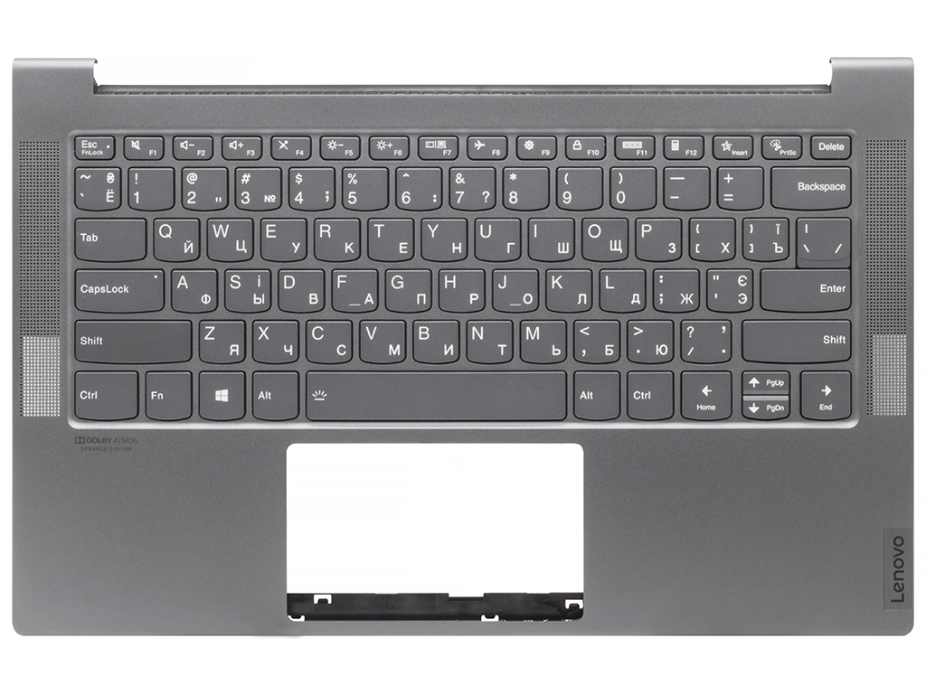 Топ-панель 5CB0X55884 для Lenovo Yoga серая